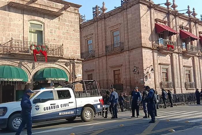 Blindan Palacio de Gobierno este domingo ante marcha de Generación Z