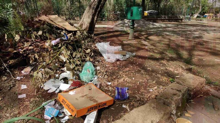 Bosque Cuauhtémoc enfrenta abandono y vandalismo