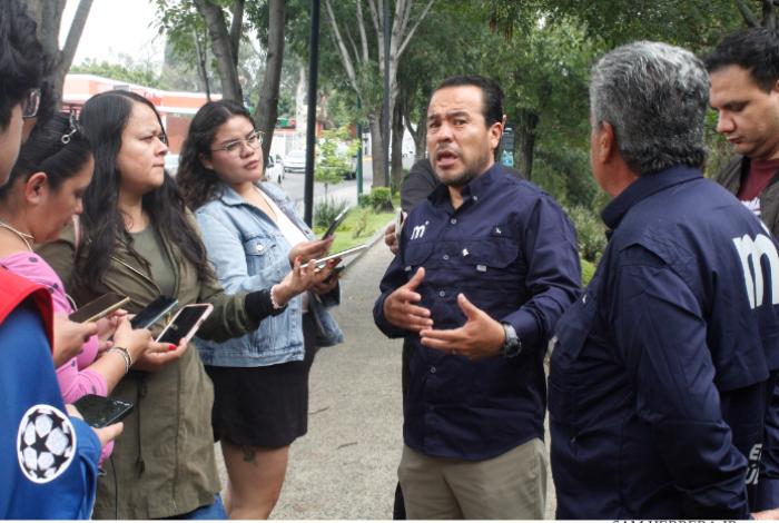 Brigadas de la Secretaría de Servicios Públicos intervienen el Río Chiquito