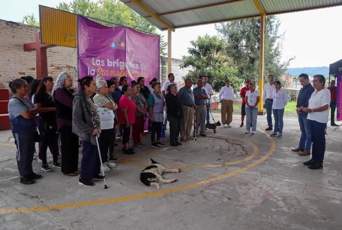 Brigadas de la Transformación llegan a la colonia Anáhuac en Zacapu