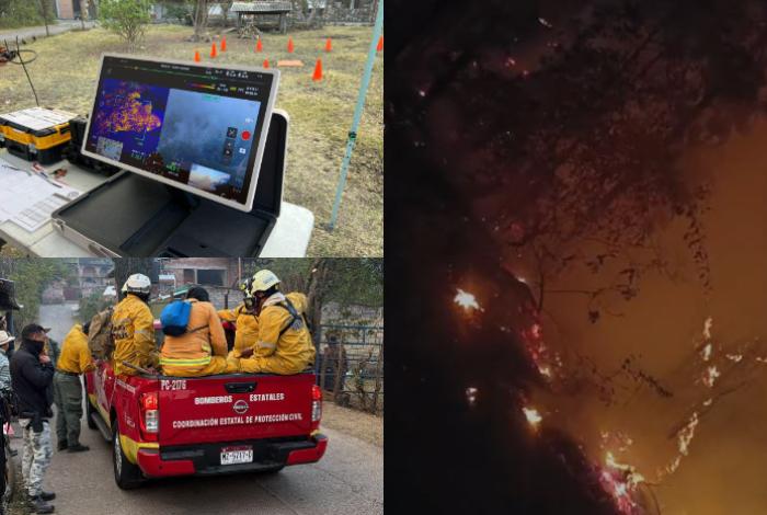 Brigadas de Michoacán priorizan enorme incendio en Tzitzio; hay 11 siniestros en el estado