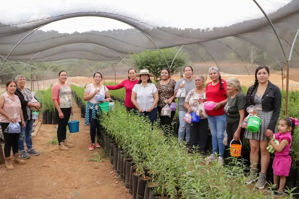 Brinda Alma Mireya González un reconocimiento, con cariño y gratitud a madres de Icuácato