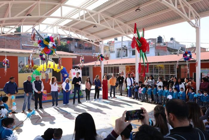 Brinda Gobierno de Morelia apoyo integral al Jardín de niños ‘Aníbal Norberto Ponce’