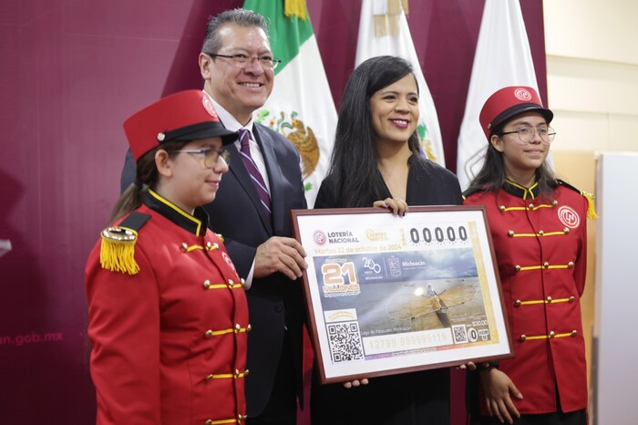 Cachito de lotería del lago de Pátzcuaro promueve riqueza cultural de Michoacán