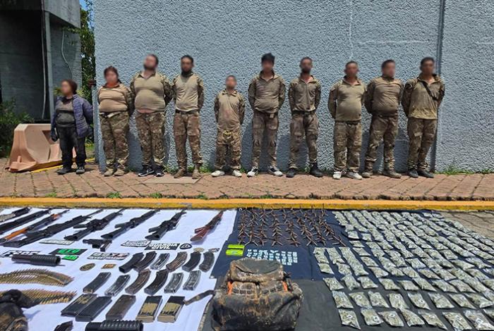 Caen 11 personas armadas en La Piedad mediante operativo interestatal