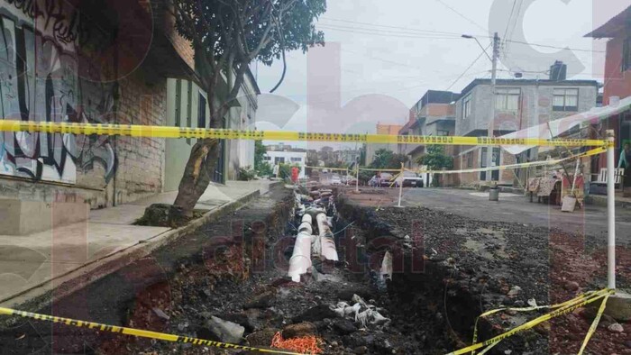 Calle de la LV se encuentra intransitable por lluvias