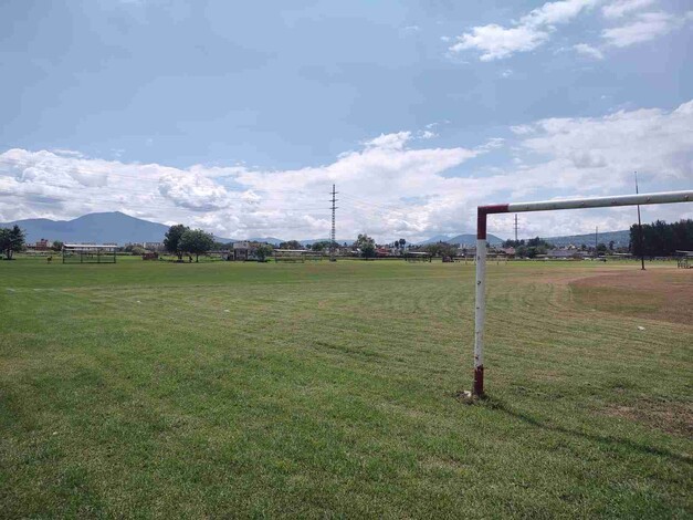 Canchas de Policía y Tránsito aún presentan daños por lluvias