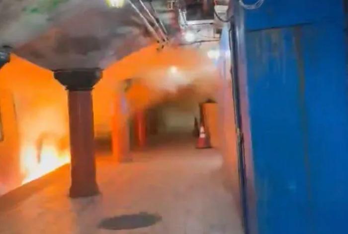 Caos en Metro de Jersey City por incendio en tren