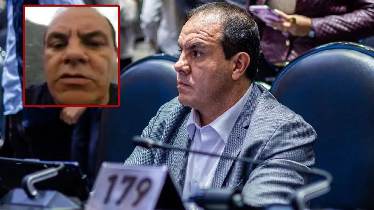 Captan a Cuauhtémoc Blanco jugando pádel durante sesión de diputados | VIDEO