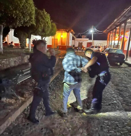 Capturan a hombre que acuchilló a su madre en San Jerónimo Purenchécuaro, Quiroga