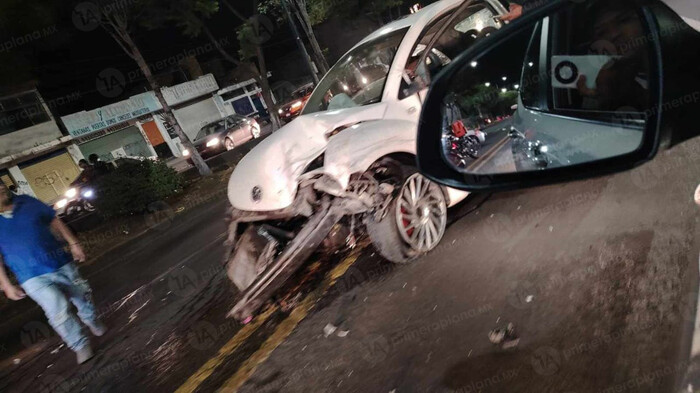 Carambola de cuatro deja varios heridos en la Madero Poniente, en Morelia