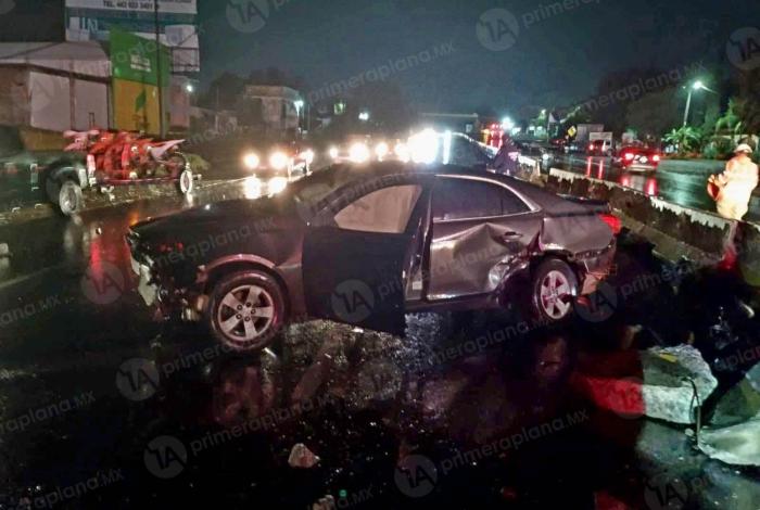 Carambola deja tres lesi0nados sobre la Morelia-Pátzcuaro