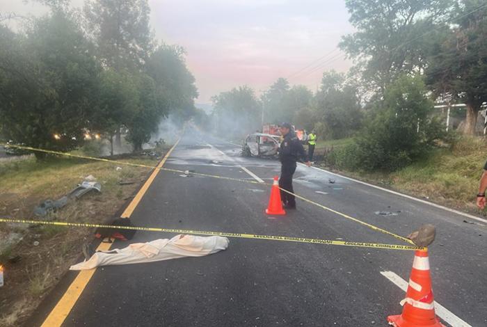 Carambola en la Morelia-Pátzcuaro deja un muerto y 3 heridos en Huiramba