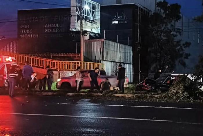 Carambola en Morelia deja tres heridos en la salida a Salamanca