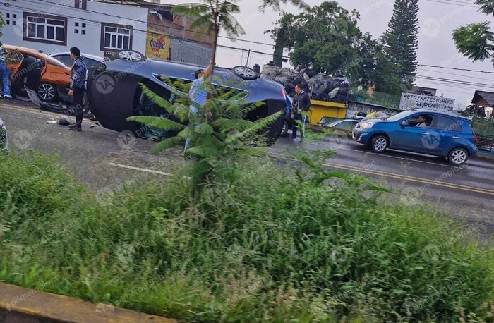 Carambola en salida a Quiroga este jueves por la mañana