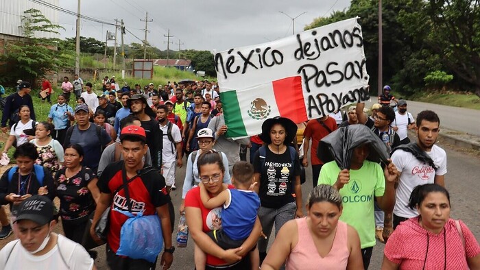 Caravanas de migrantes se multiplican ante de la llegada de Donald Trump