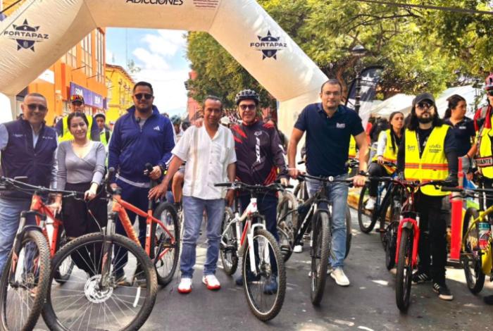 Carlos Soto impulsa la Rodada Contra las Adicciones: juventud, deporte y movilidad sustentable