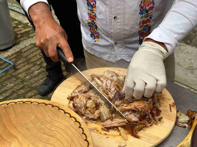 Carnitas michoacanas, se quedan en el paladar de Italia