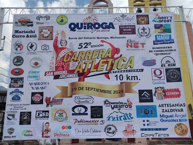 Carrera atlética busca fomentar el deporte y la cultura de Quiroga