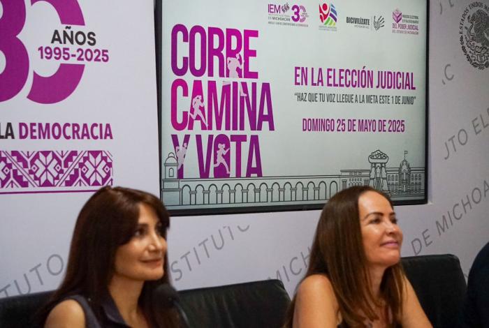 Carrera y caminata por la elección judicial