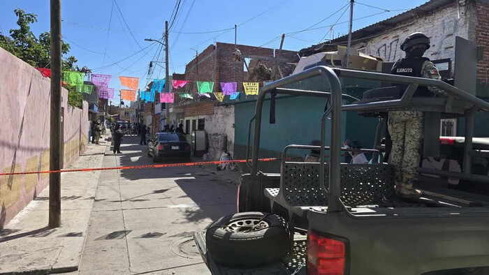 Casa baleada en colonia Valencia Segunda Sección de Zamora