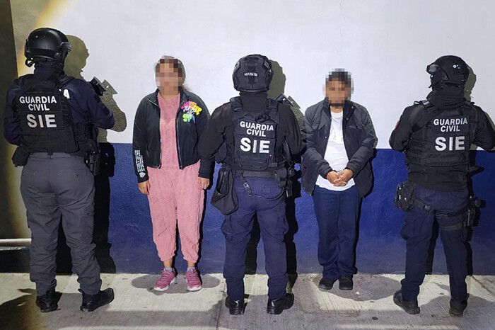 Catean casa en Villas del Pedregal y aseguran vehículo y droga; hay 2 detenidos