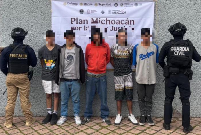Catean inmueble en Morelia; hay 5 hombres detenidos