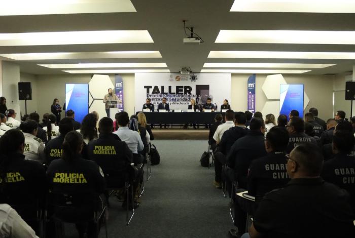 CEDH y ONU-DH capacitan a policías en uso de la fuerza y derecho a la protesta