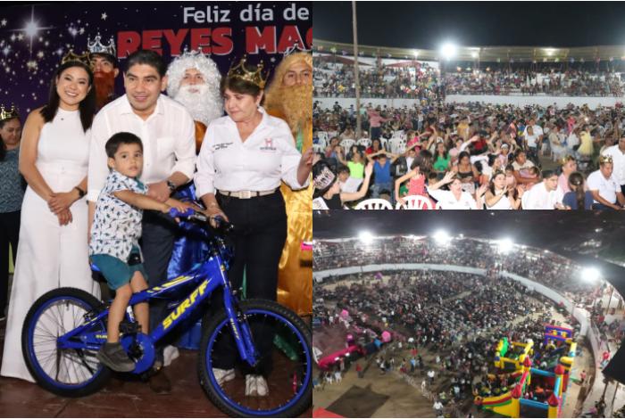 Celebra Huetamo el Día de Reyes por todo lo alto