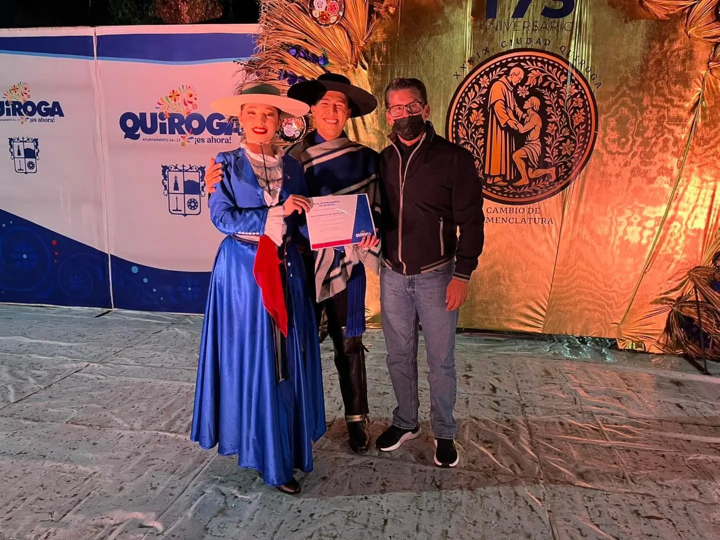 Celebra Quiroga su historia con presentaciones culturales de Chile y Colombia