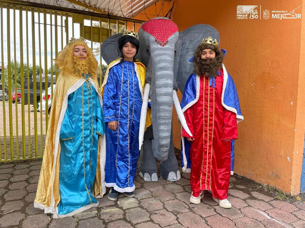 Celebración del Día de Reyes en el Zoológico de Morelia