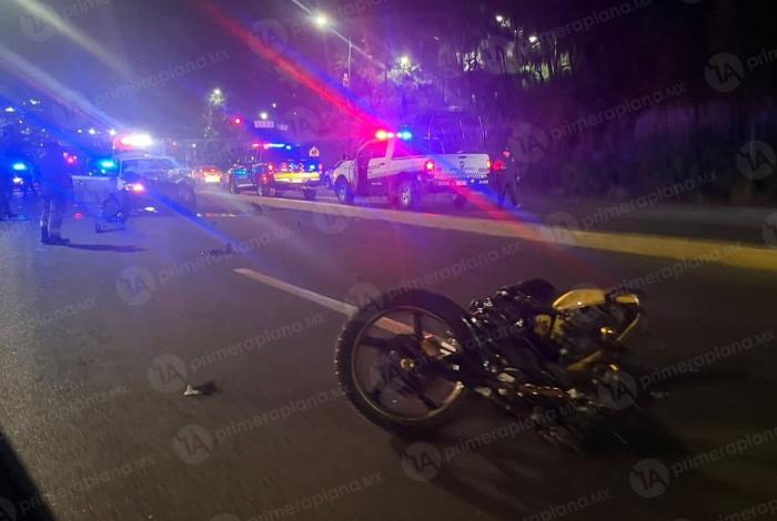 Ch0qu3 entre camioneta y moto deja un mu3rto en el libramiento de Morelia