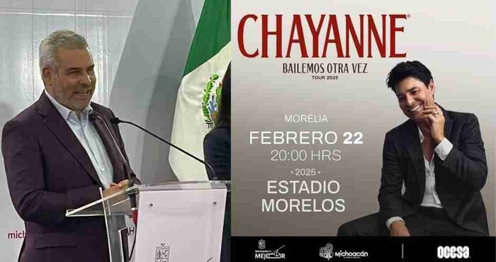 Chayanne llega al Estadio Morelos en febrero de 2025