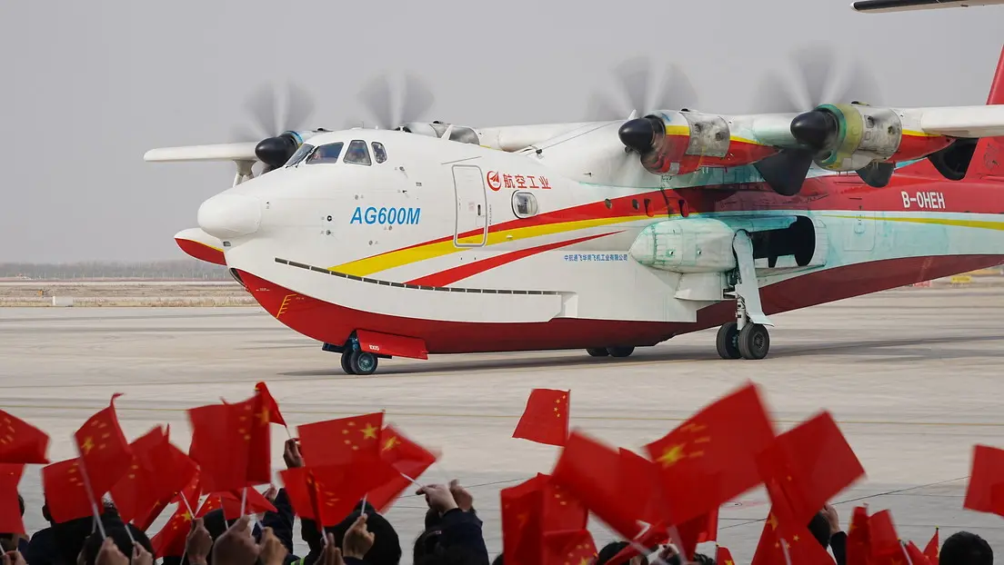 China producirá en masa el avión anfibio mas grande del mundo