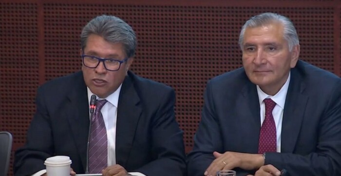 Chocan Adán Augusto y Ricardo Monreal por malos manejos en Senado