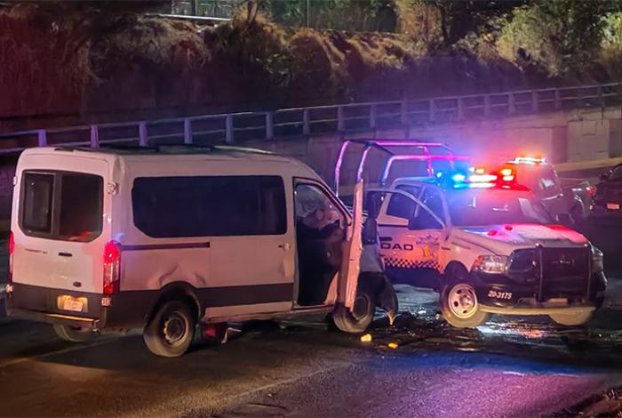 Chocan agentes de la FGE contra patrulla de la Guardia Civil en Morelia; hay una oficial herida