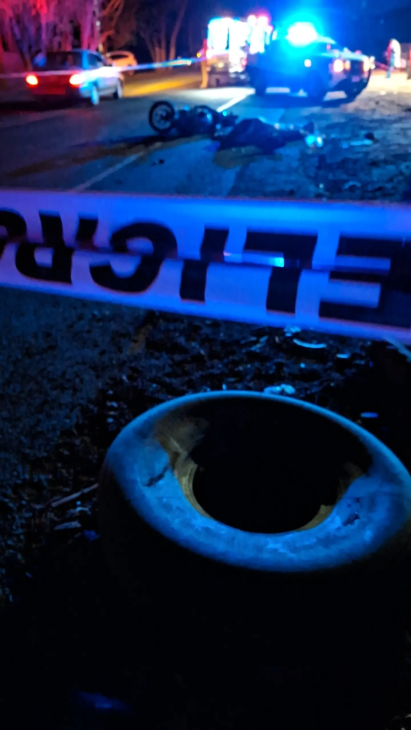 Choque de moto fatal en Peribán