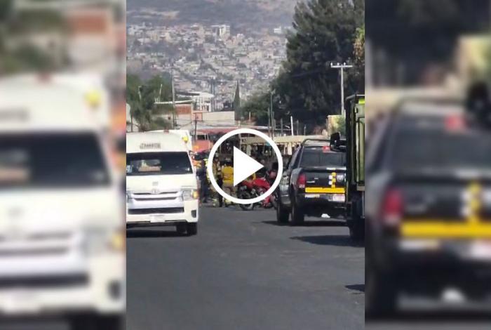 Choque de motos deja un lesi0nado en Río Grande de Morelia