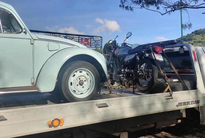 Choque entre una moto y un “vocho” deja a una persona lesionada en Morelia