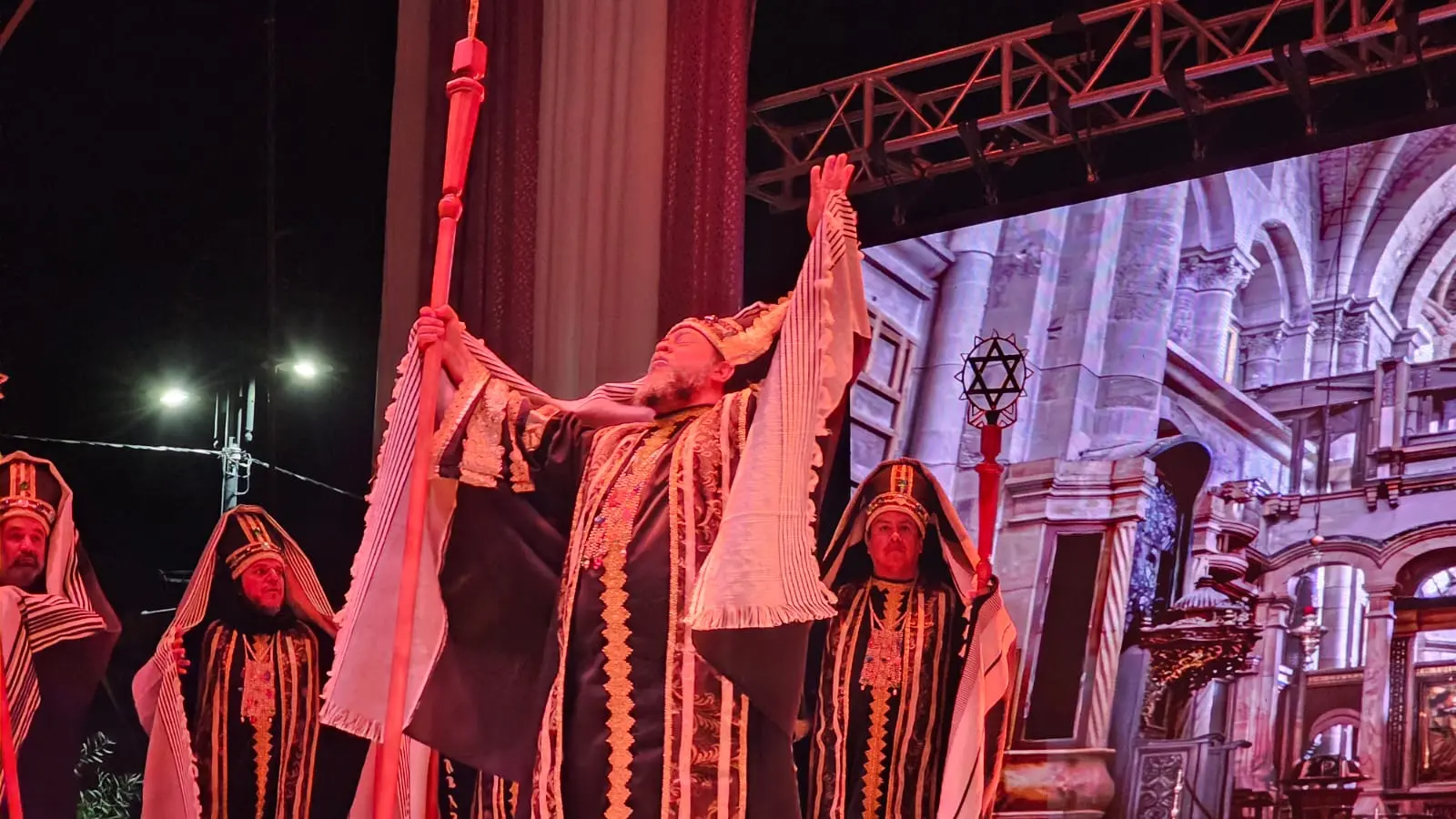 Cientos de fieles asistieron a la representación de la Última Cena en Morelia