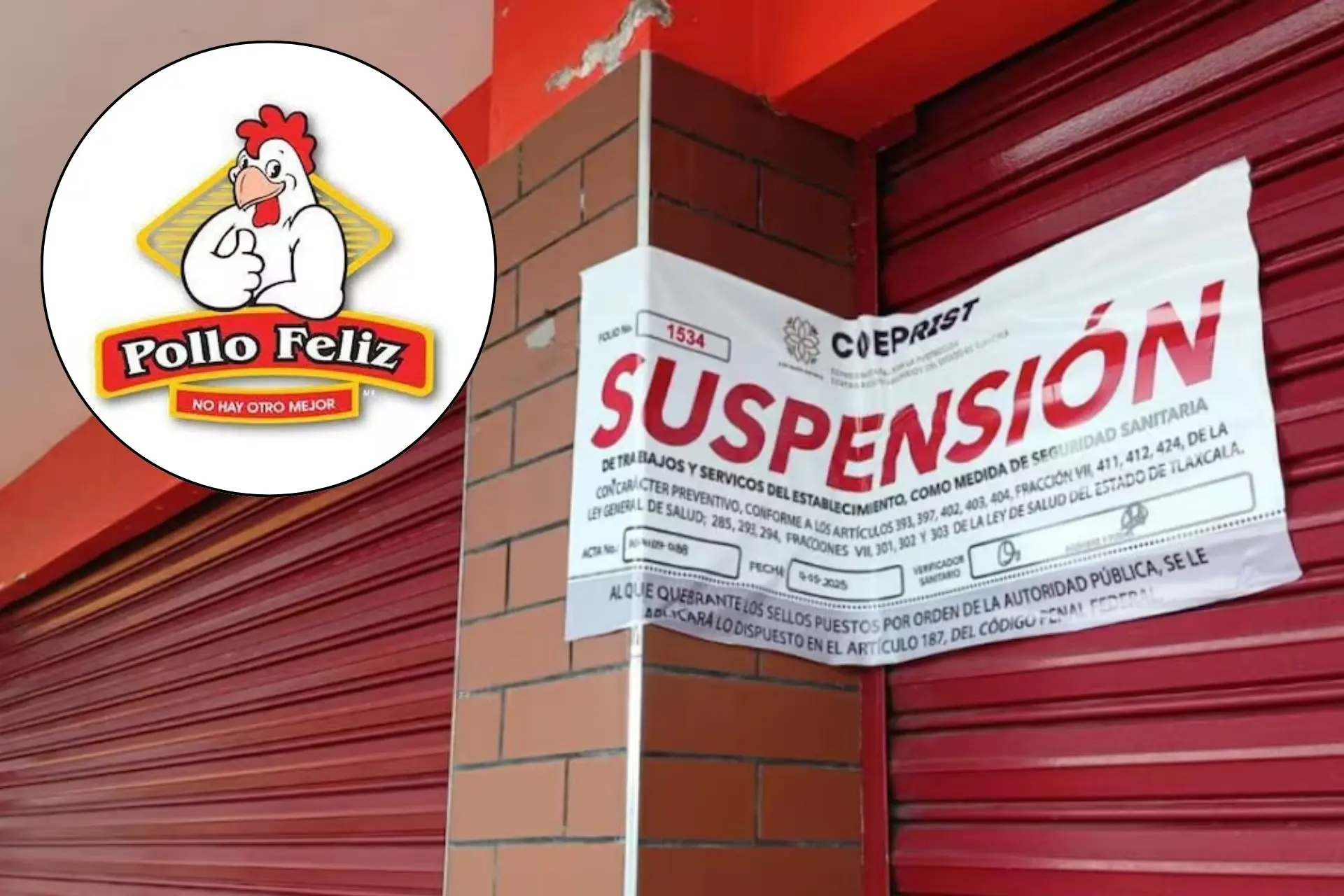 Cierran ocho locales de El Pollo Feliz en Tlaxcala