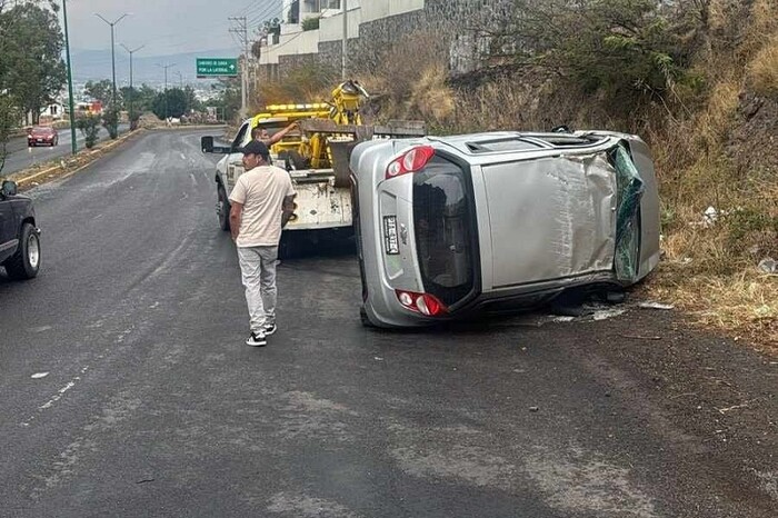 Cinco accidentes viales en distintos puntos de Morelia; hay un lesionado