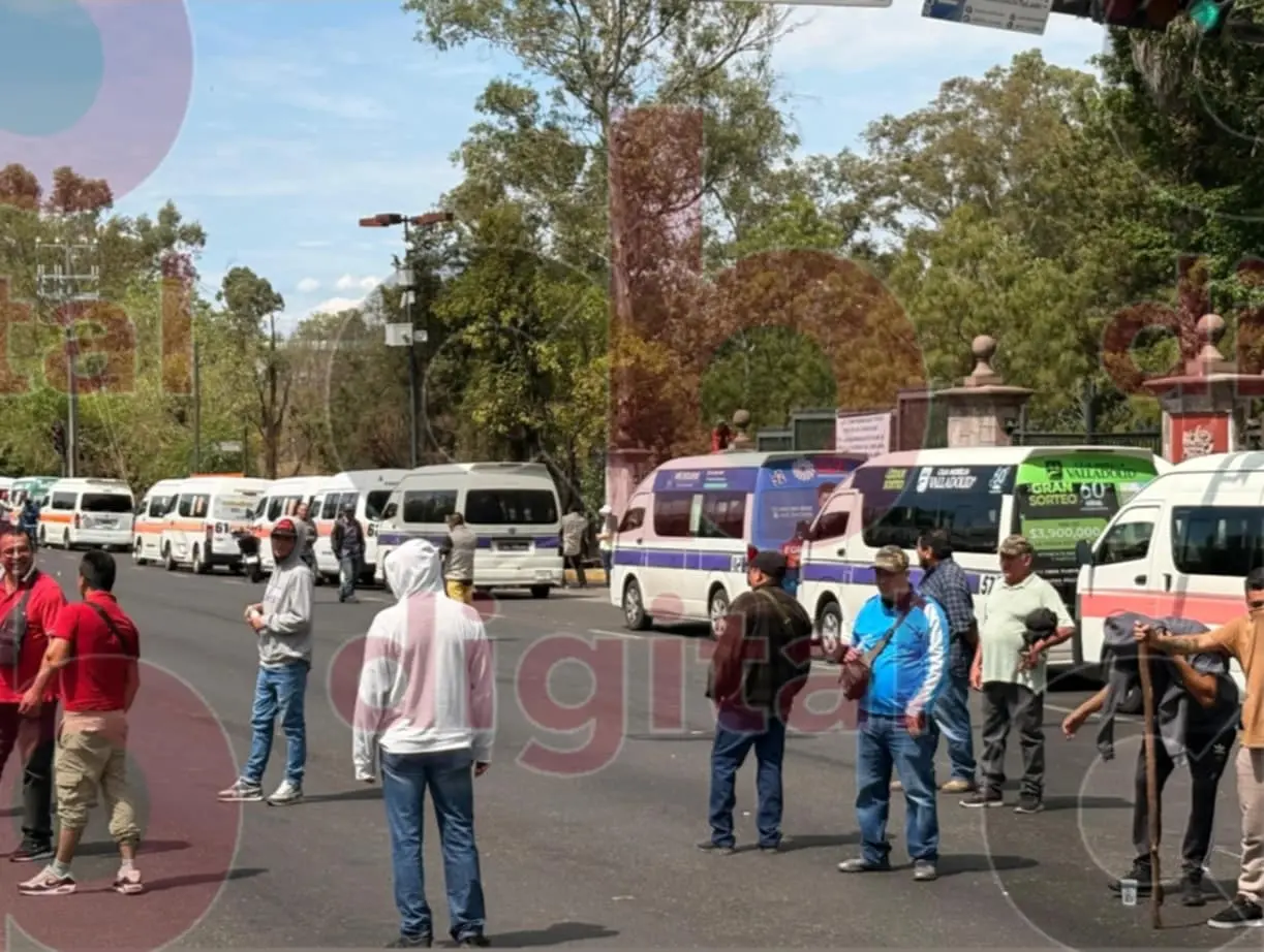 Ciudadanos cansados de manifestaciones en la ciudad de Morelia
