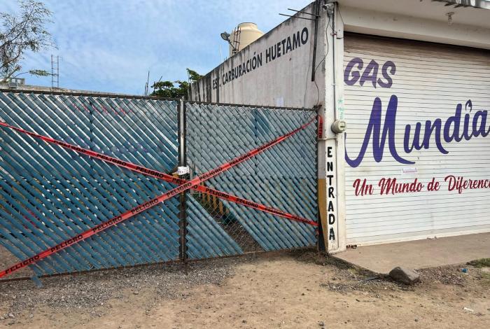 Clausuran expendio de gas en Huetamo tras explosión que dejó dos lesionados