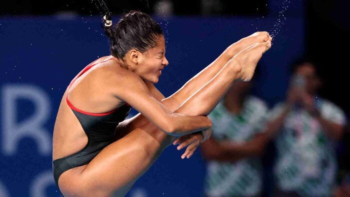 Clavadista Alejandra Estudillo finaliza sexta en trampolín de 3m