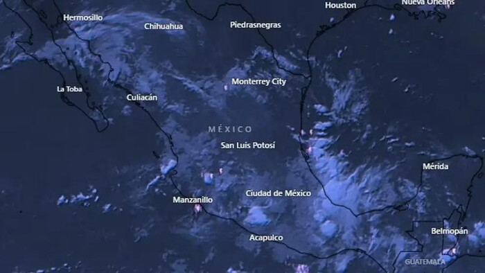 Clima en México: fuertes lluvias, truenos y granizo