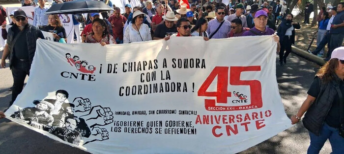 CNTE arranca 2025 con “jornada nacional de lucha”; hoy definen acciones