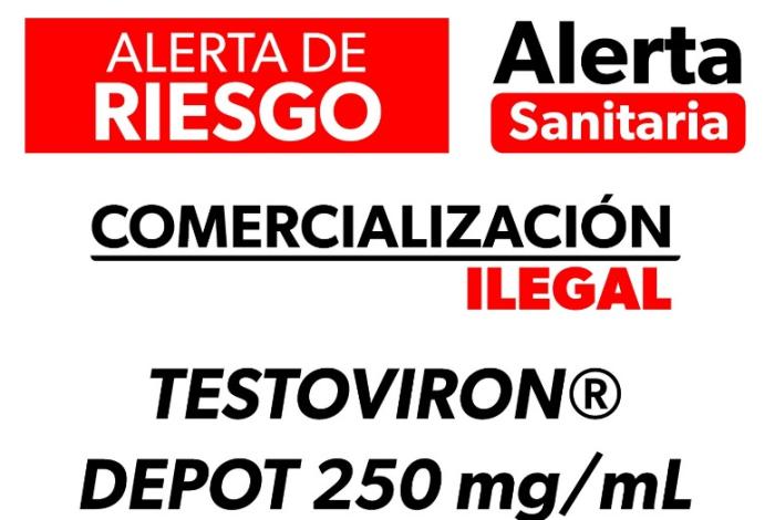 Cofepris alerta comercialización ilegal de Testoviron®️ Depot 250 mg/mL