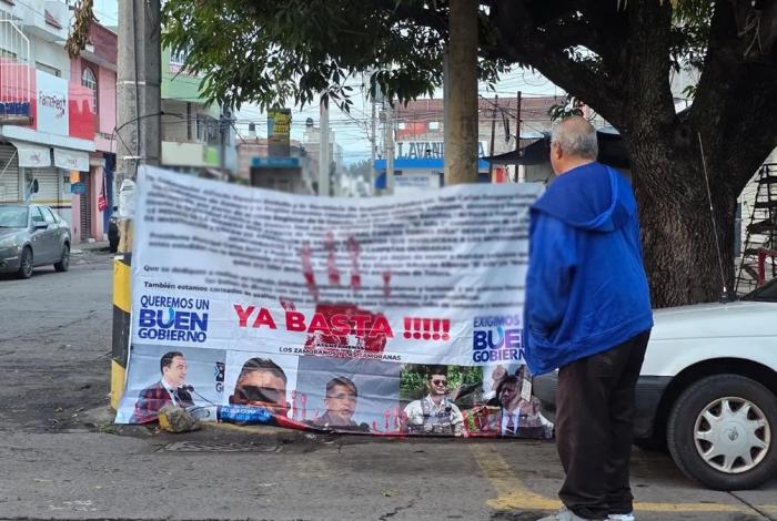 Colocan narcomantas en Zamora y Jacona con señalamientos contra corporaciones policiacas