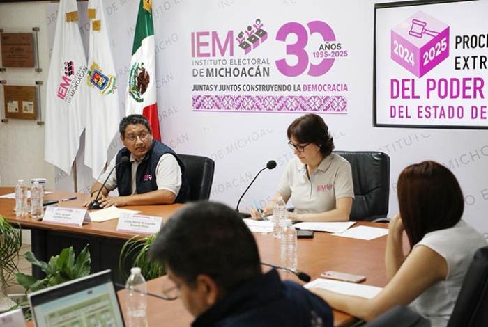 Cómputo de votos de la elección judicial en Michoacán, con rezago en jueces penales